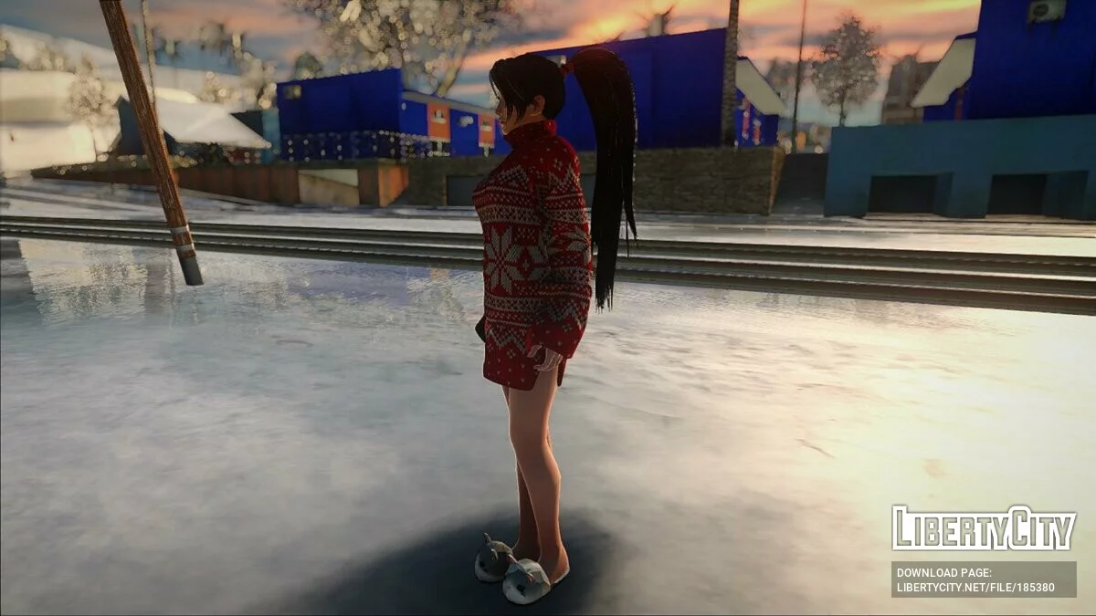 Момиджи Baggy Sweater Christmas / GTA San Andreas