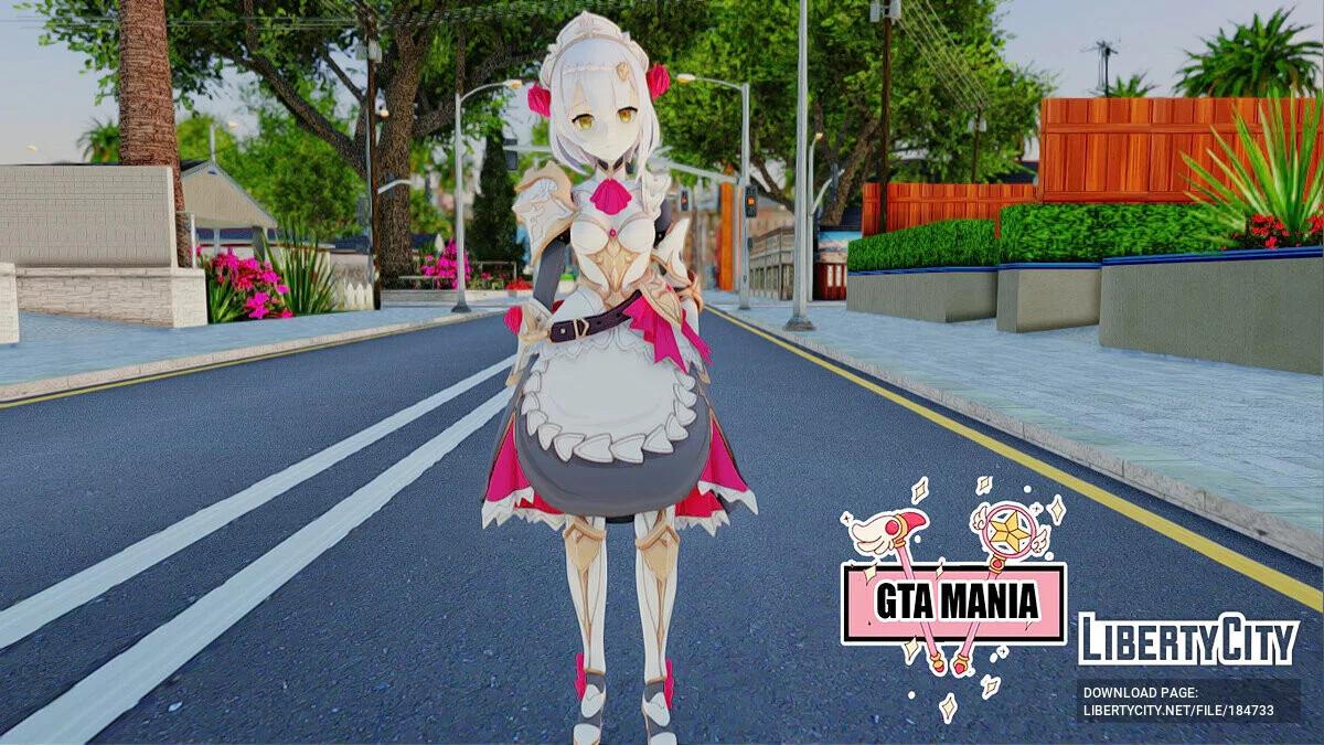 Ноэлль из Genshin Impact / GTA San Andreas