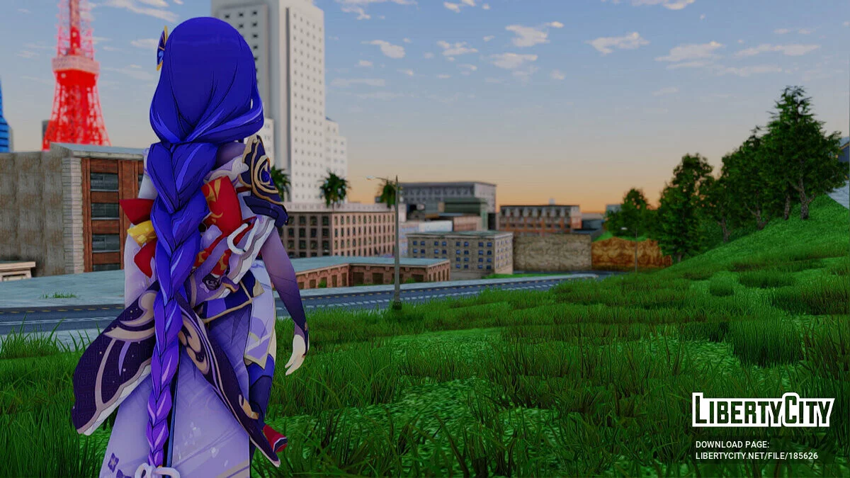 Райдэн из Genshin Impact / GTA San Andreas
