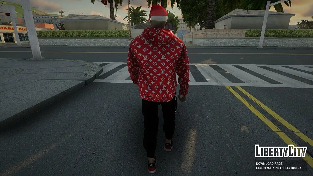 Рождественский мужской скин / GTA San Andreas