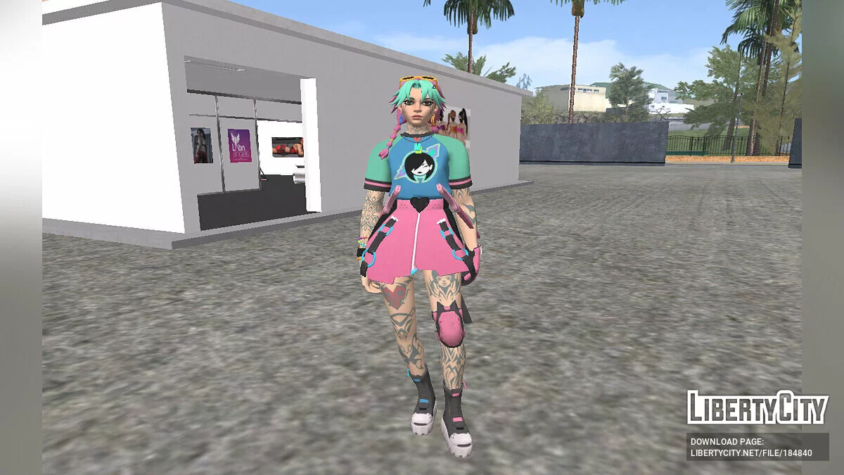 Селена из Fortnite / GTA San Andreas