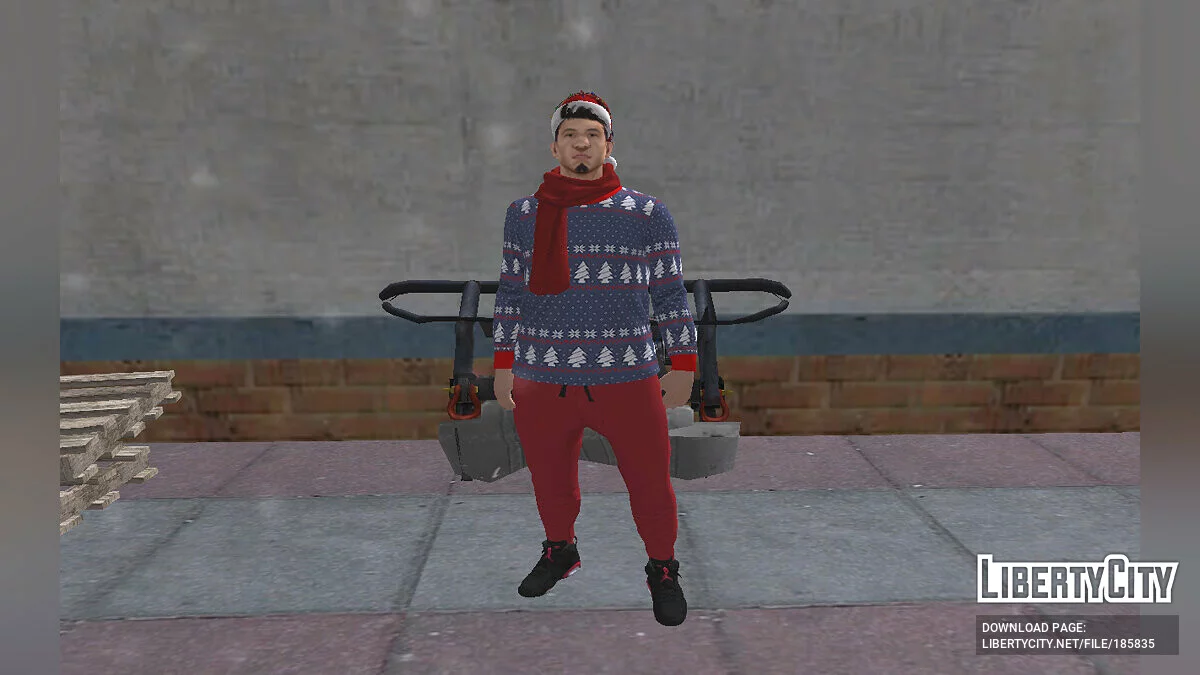 Wmybmx в Новогоднем наряде / GTA San Andreas