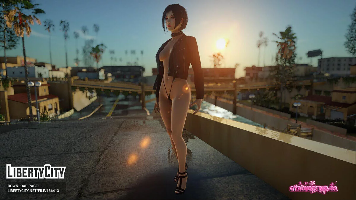 Ада Вонг Microbikini Jacket Moto / GTA San Andreas