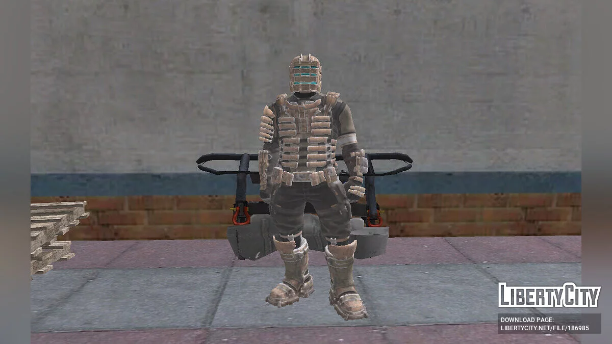 Айзек Кларк (Dead Space) из Fortnite / GTA San Andreas