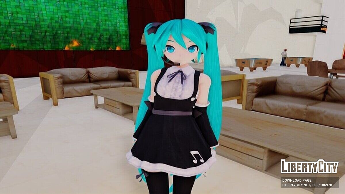 Скачать Hatsune Miku Gothic для GTA San Andreas