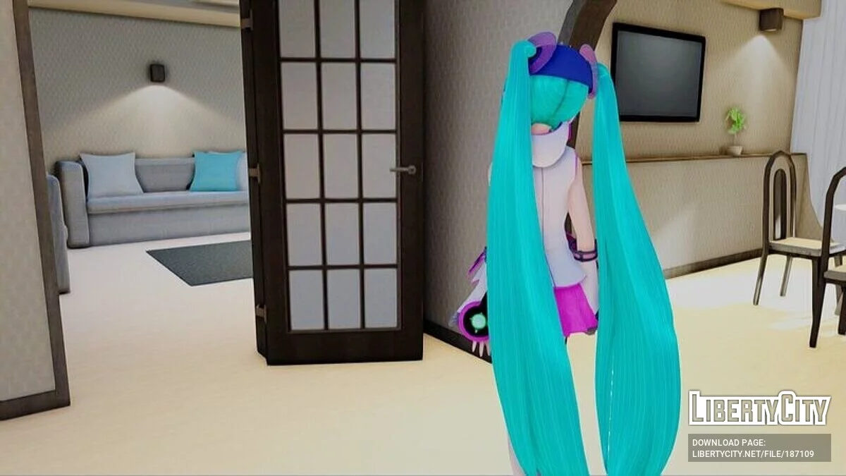 Hatsune Miku из PDFT [Galaxy] / GTA San Andreas