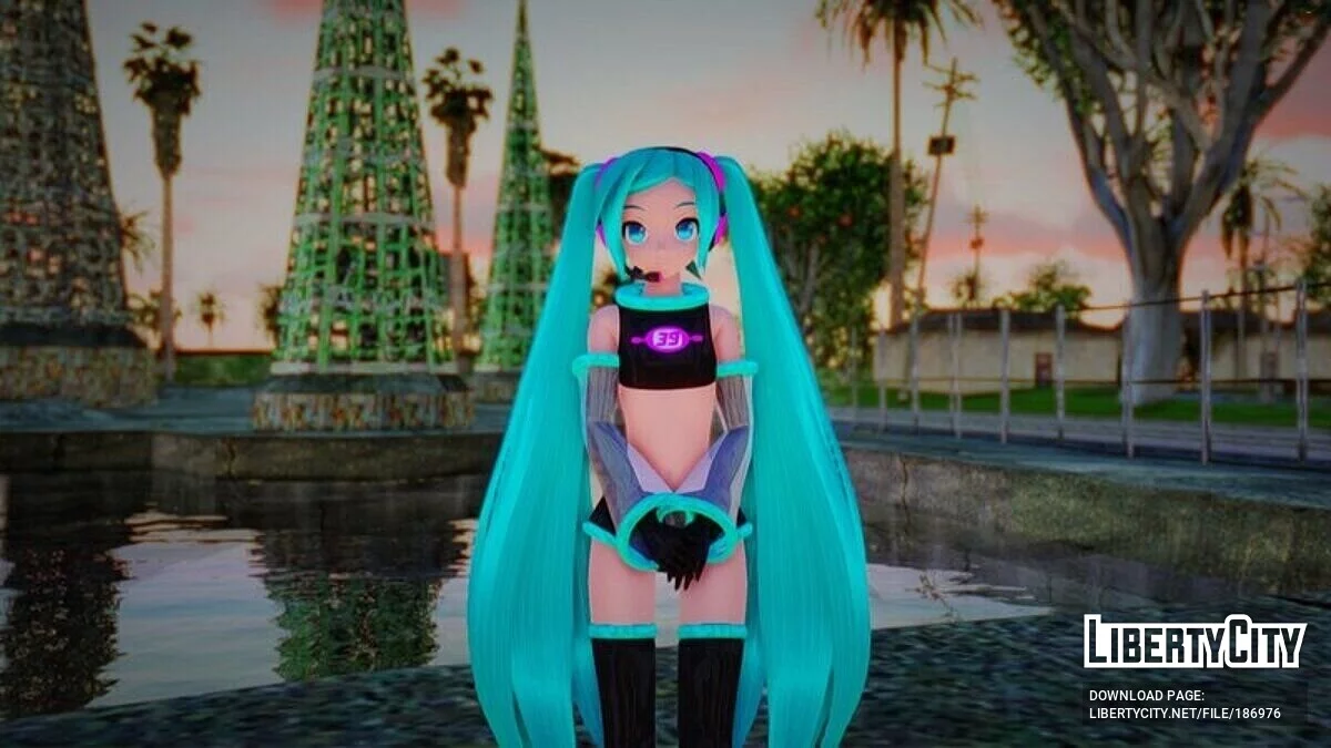Hatsune Miku [Space Chanel 39] / GTA San Andreas