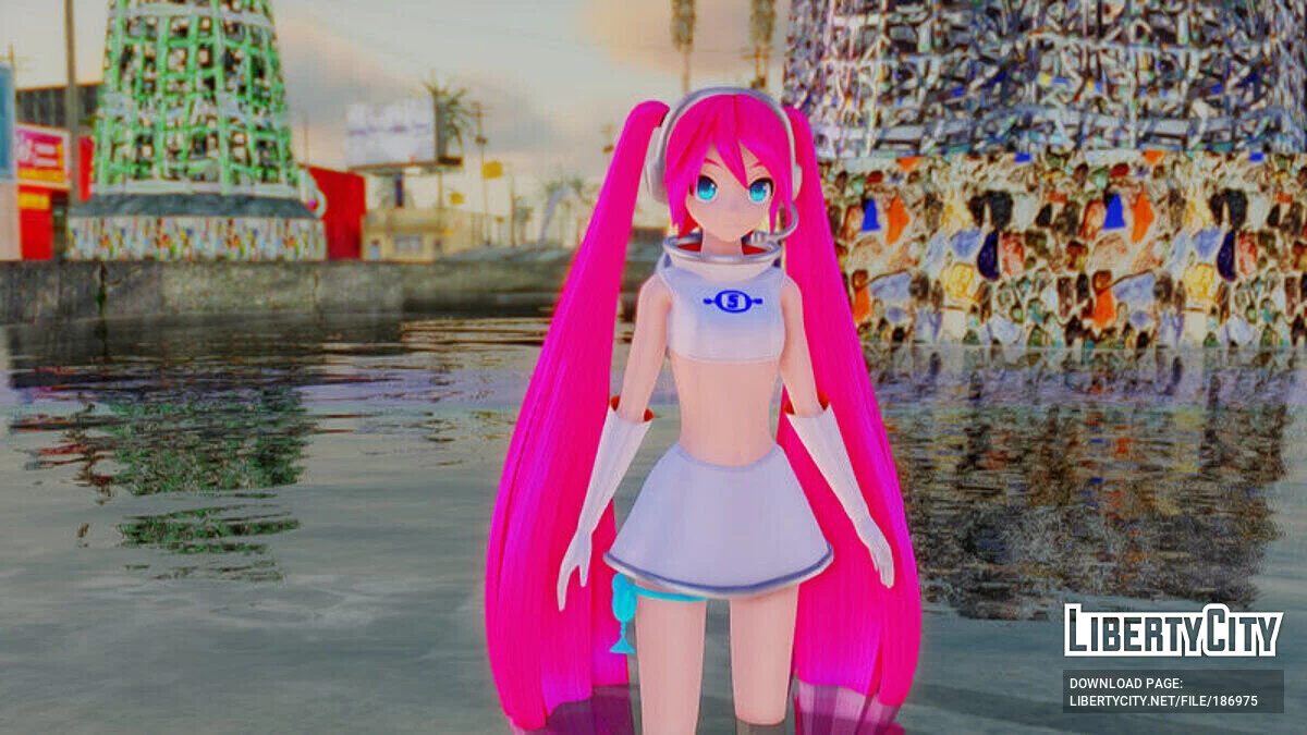 Hatsune Miku [Space Chanel 5] / GTA San Andreas