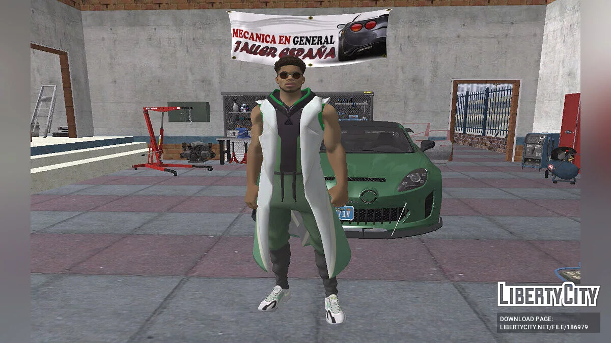 Яннис Адетокунбо из Fortnite / GTA San Andreas