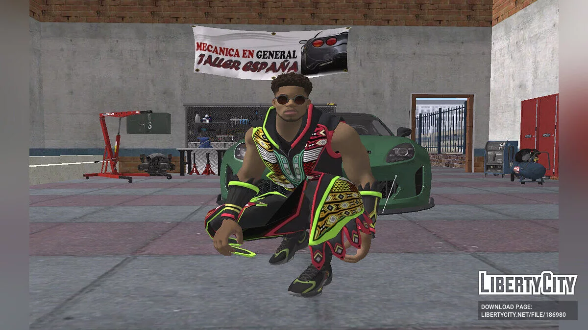 Яннис Адетокунбо из Fortnite (Antetokounmpo Vibrant Ankara) / GTA San Andreas