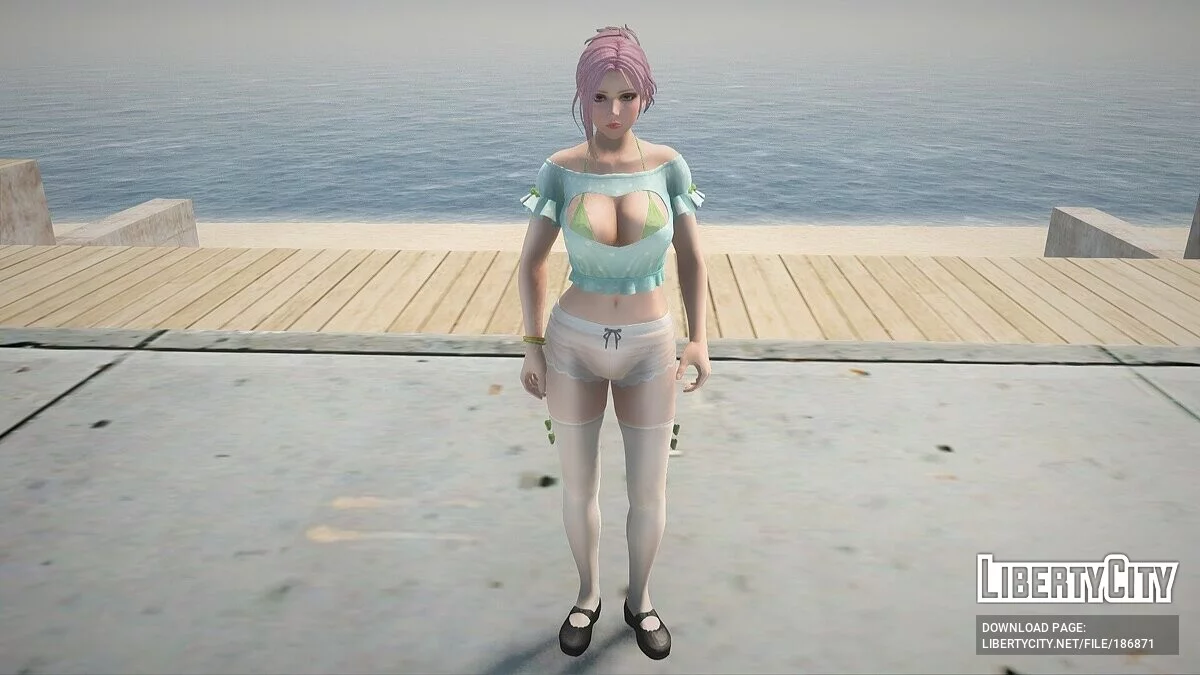 Элиза в сексуальном наряде / GTA San Andreas