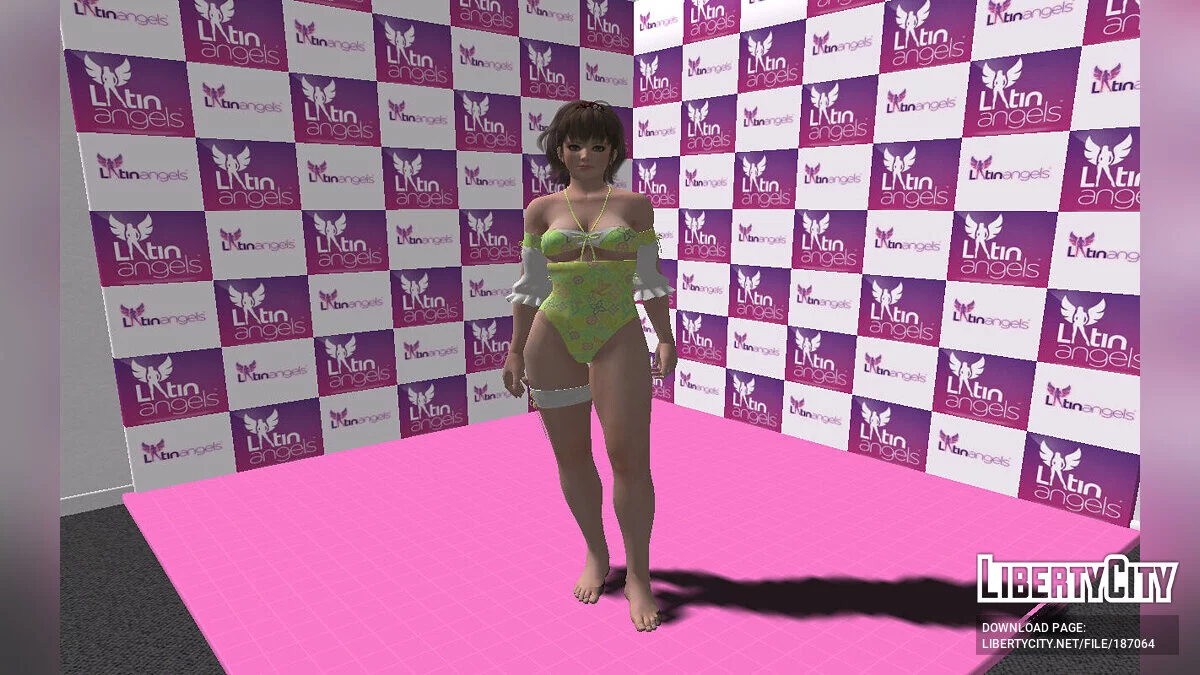 Хитоми из DOAXVV в купальнике / GTA San Andreas