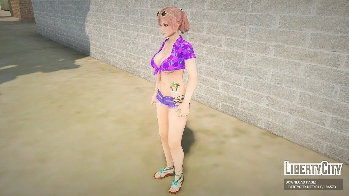 Хонока в сексуальном наряде / GTA San Andreas