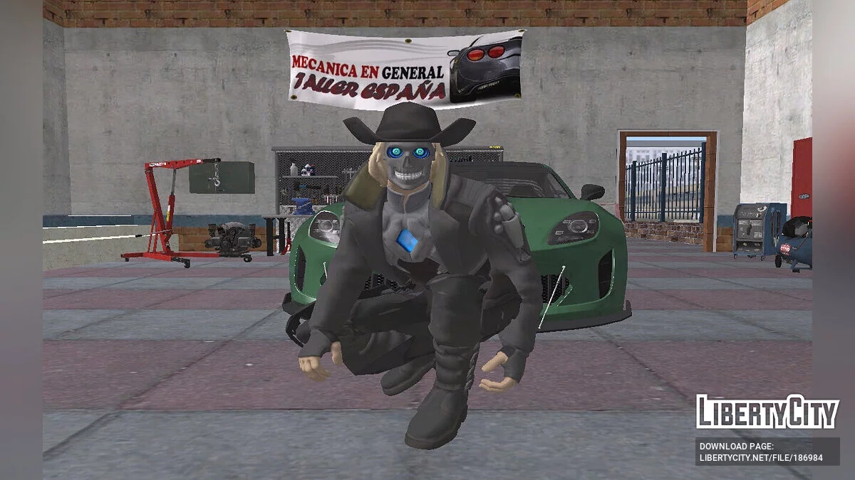 Kid Laroi (череп) из Fortnite / GTA San Andreas