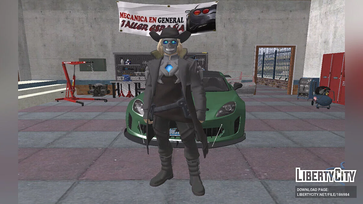 Kid Laroi (череп) из Fortnite / GTA San Andreas