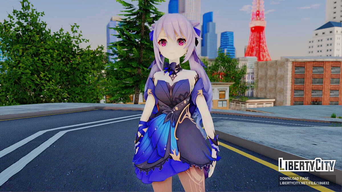 Кэ Цин из Genshin Impact / GTA San Andreas