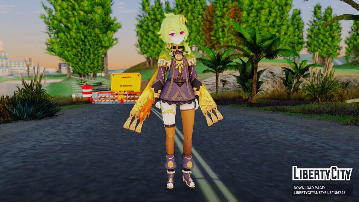 Коллеи из Genshin Impact / GTA San Andreas