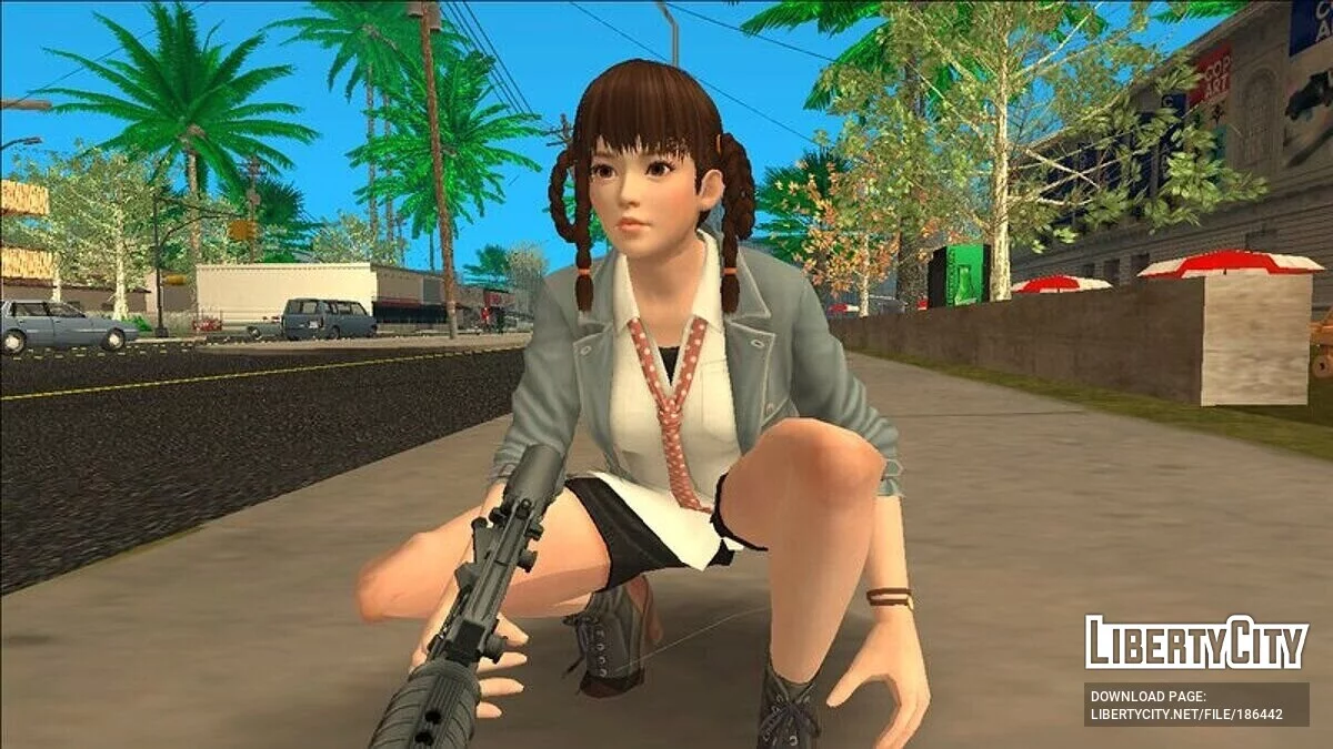 Лей-Фанг в костюме / GTA San Andreas