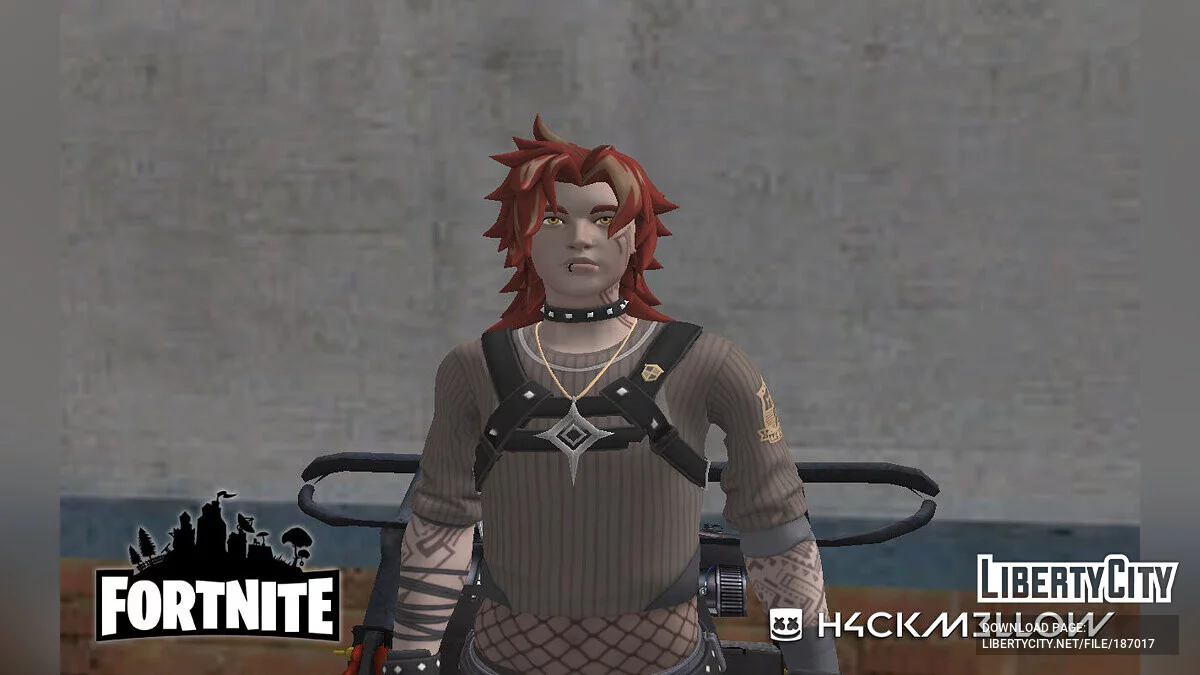 Lucien West из Fortnite / GTA San Andreas