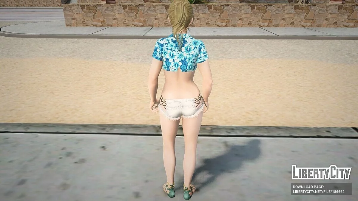 Моника в сексуальном наряде / GTA San Andreas