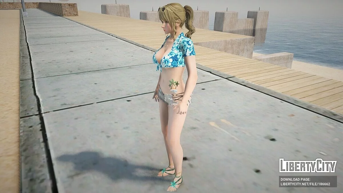 Моника в сексуальном наряде / GTA San Andreas