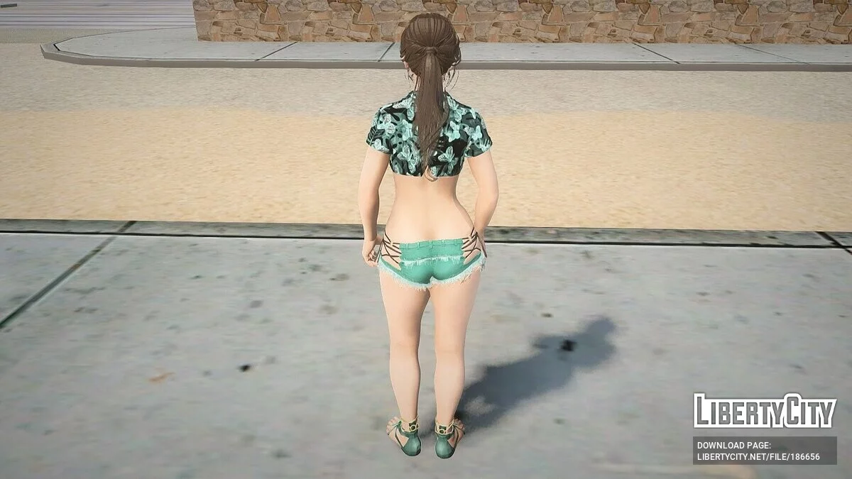 Саюри в сексуальном наряде / GTA San Andreas
