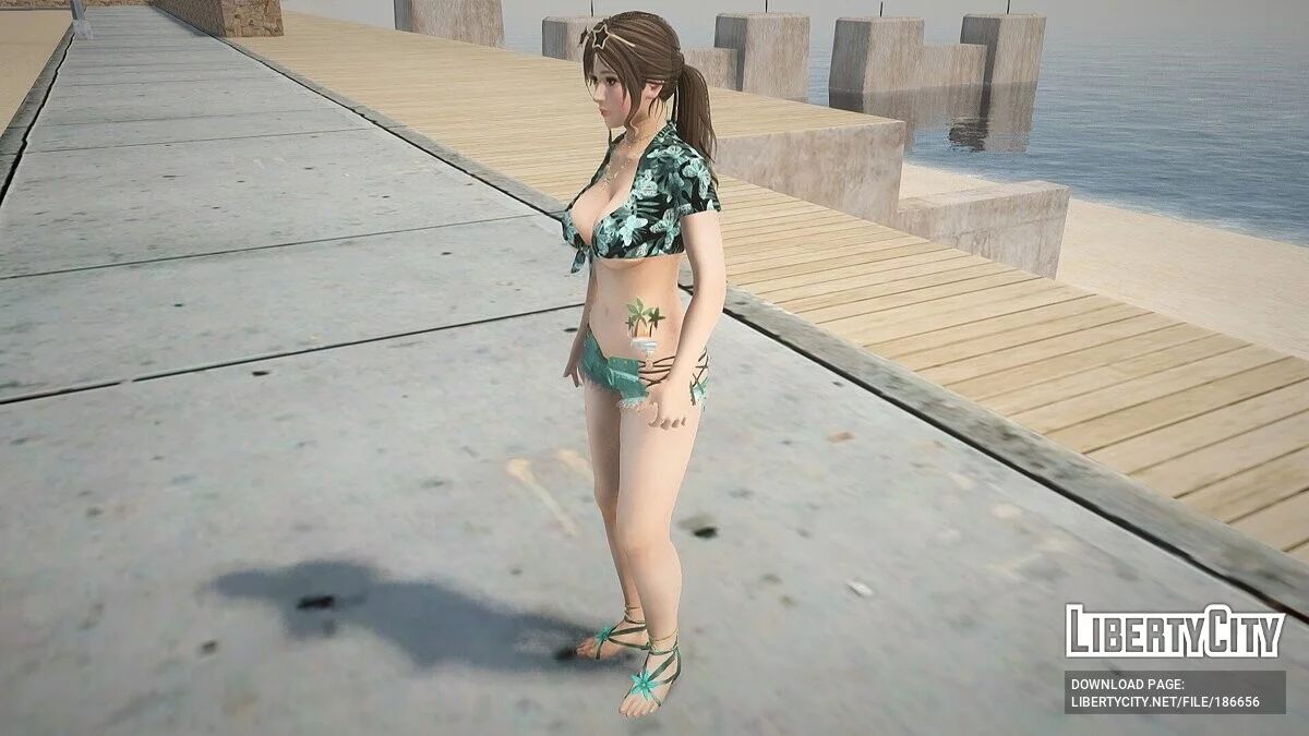 Саюри в сексуальном наряде / GTA San Andreas