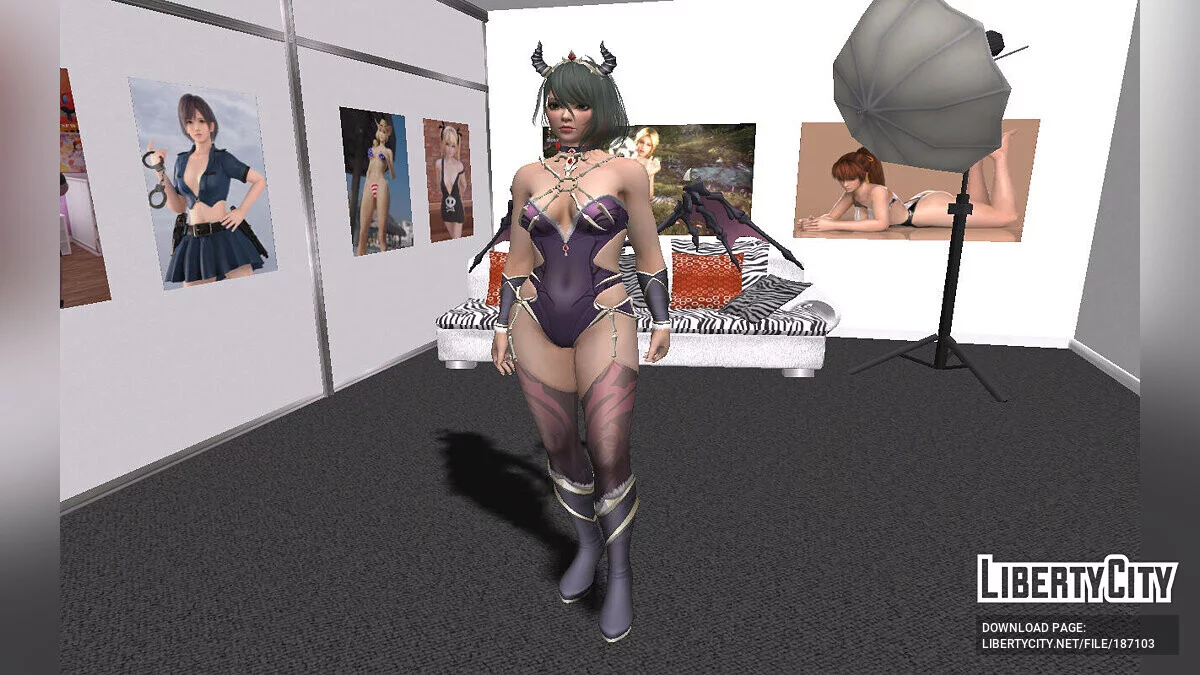 Тамаки из DOAXVV (Darkness Queen) / GTA San Andreas