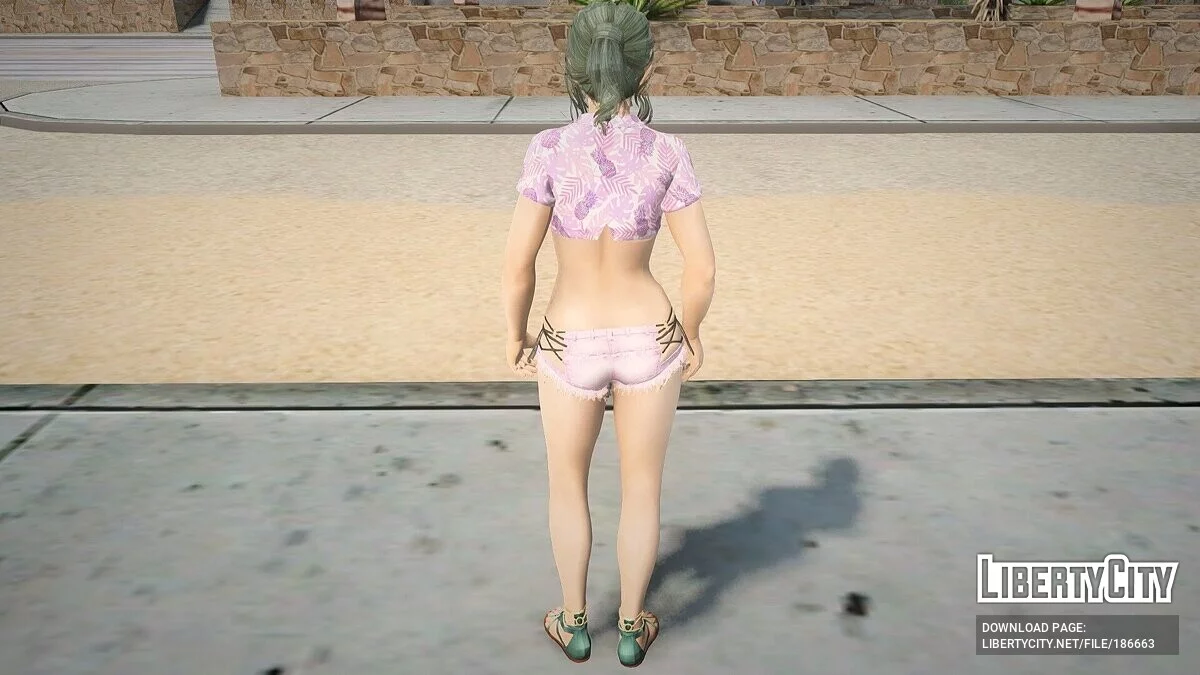 Тамаки в сексуальном наряде / GTA San Andreas