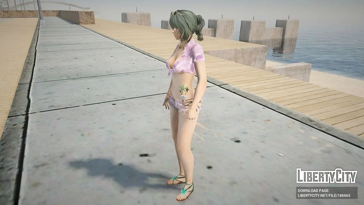 Тамаки в сексуальном наряде / GTA San Andreas
