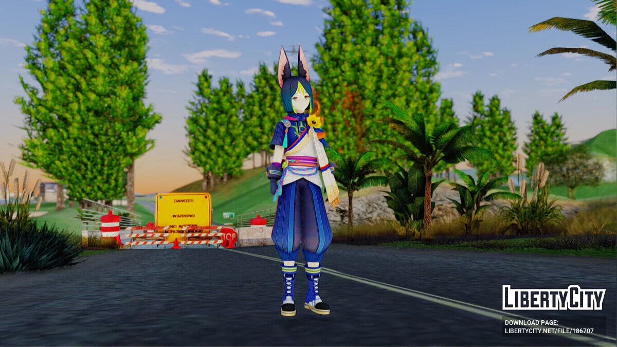 Тигнари из Genshin Impact / GTA San Andreas