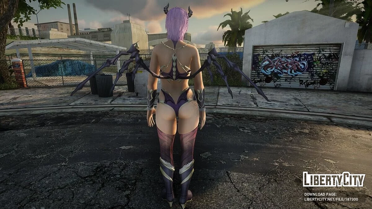 Аяне (Darkness Queen) из DOAXVV / GTA San Andreas