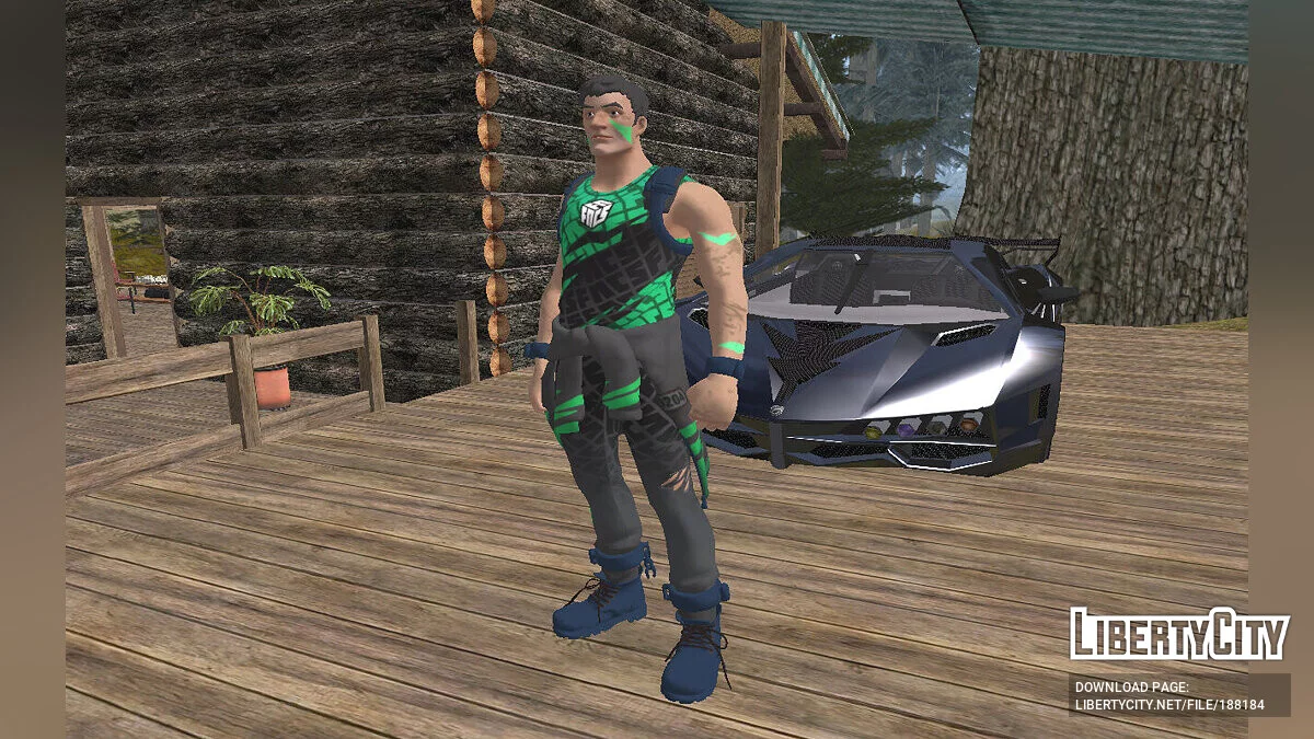 Championship Jones из Fortnite / GTA San Andreas