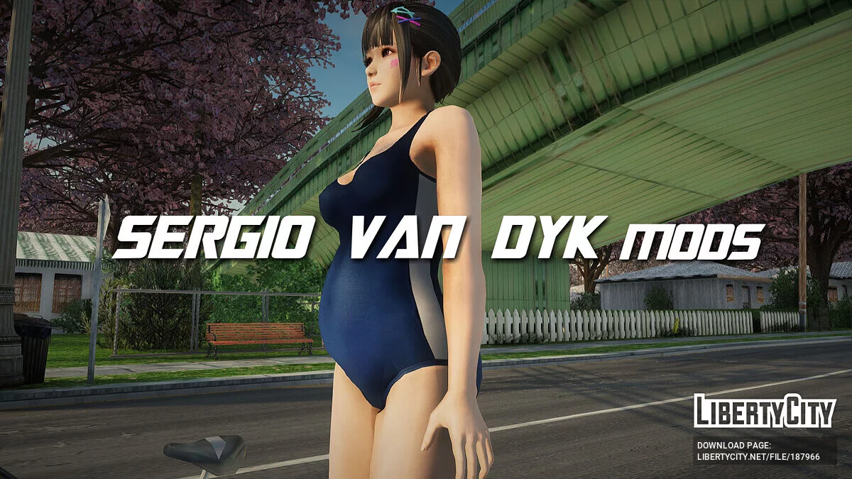 Беременная Кохару из Dead Or Alive Xtreme Venus Vacation / GTA San Andreas