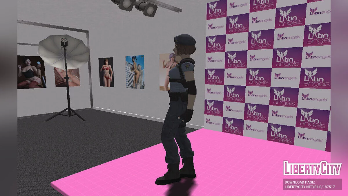 Джилл Валентайн из Fortnite / GTA San Andreas