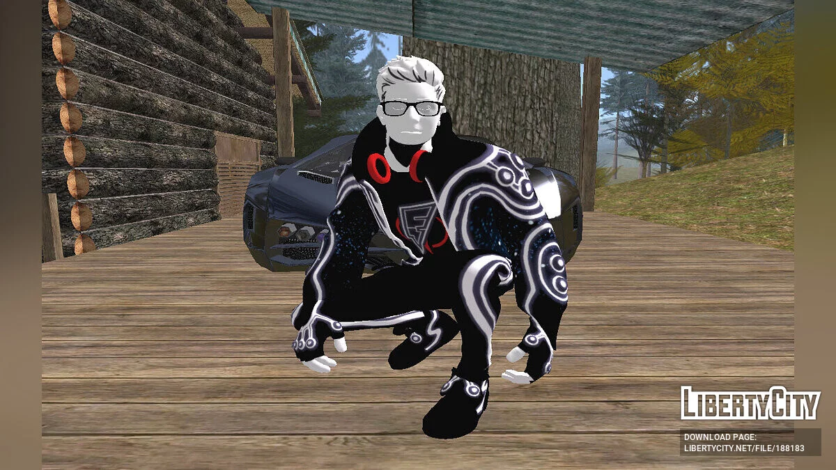 Flakes Power Phantom из Fortnite / GTA San Andreas