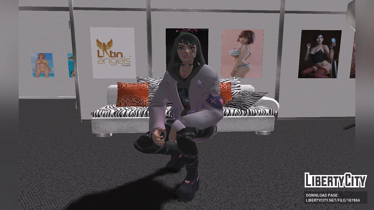 Halley Holo Hail из Fortnite / GTA San Andreas