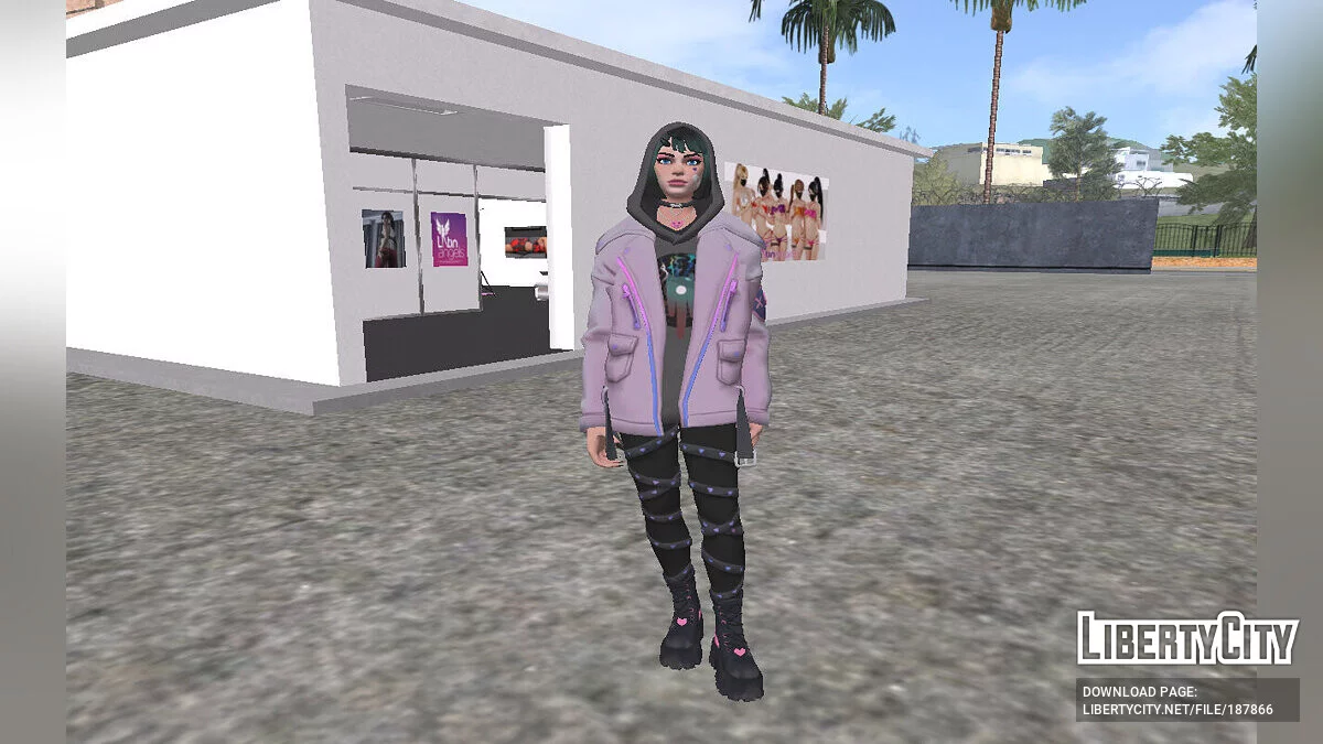 Halley Holo Hail из Fortnite / GTA San Andreas