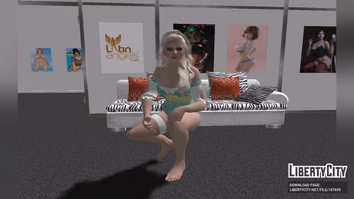 Irene Lew из NG3RE в купальнике Диор / GTA San Andreas