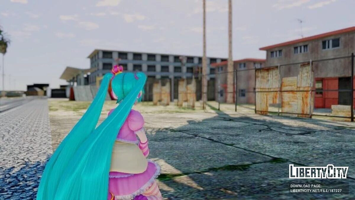 Хатсуне Мику принцесса (PDFT) / GTA San Andreas