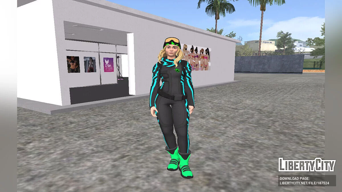 Хлоя Ким FFC из Fortnite / GTA San Andreas