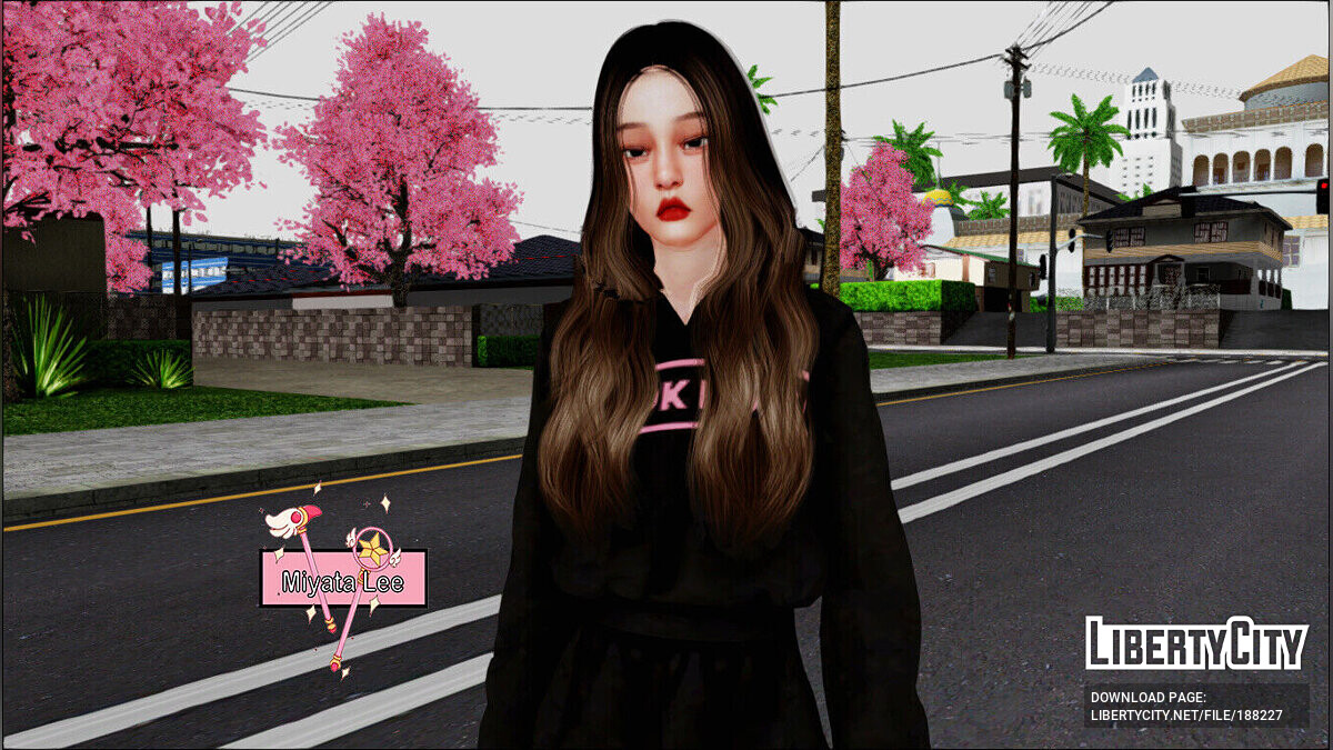 Скачать Ким Дженни из BlackPink для GTA San Andreas