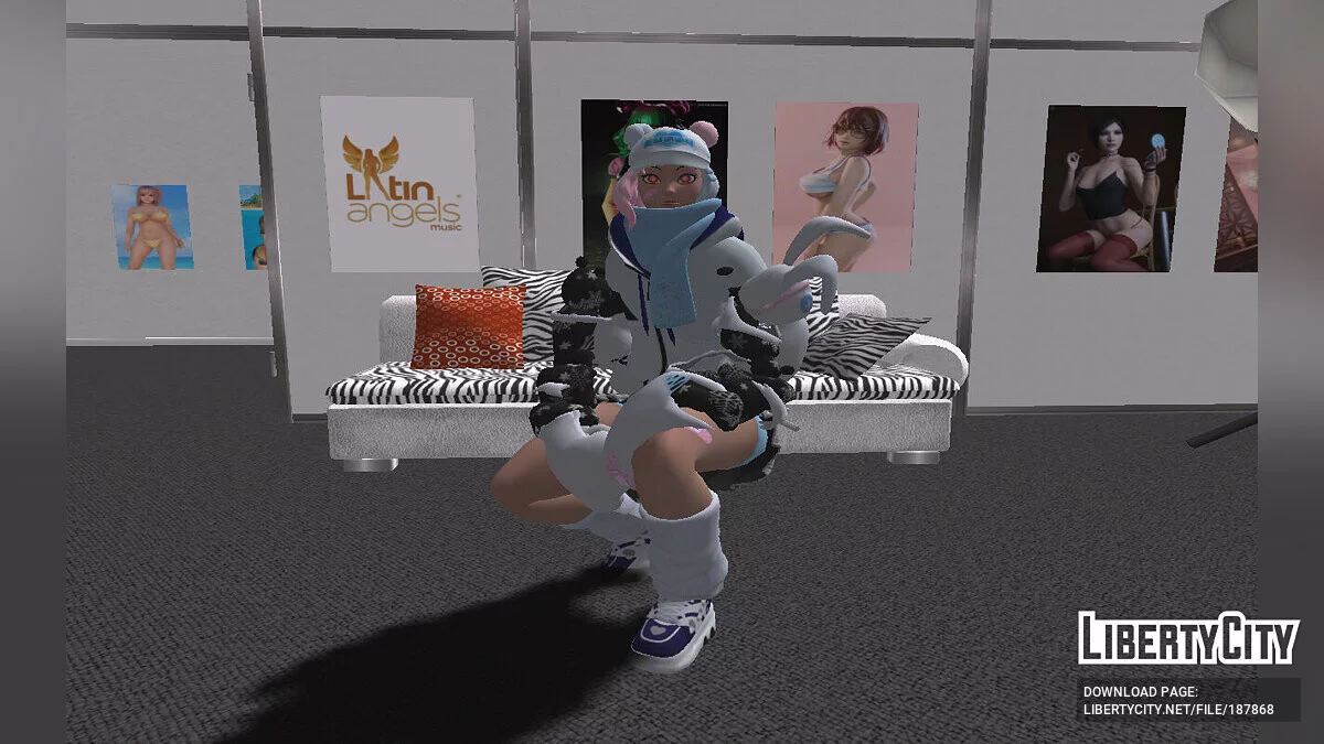 Leelah Snow Day из Fortnite / GTA San Andreas