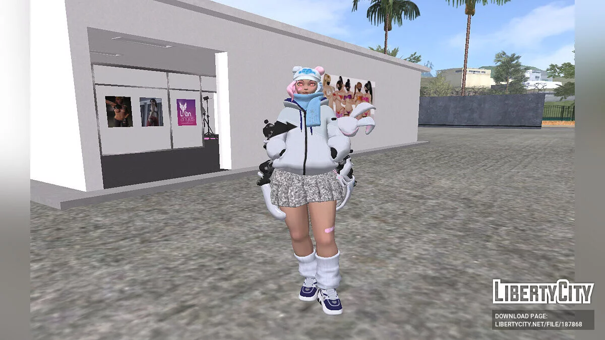 Leelah Snow Day из Fortnite / GTA San Andreas
