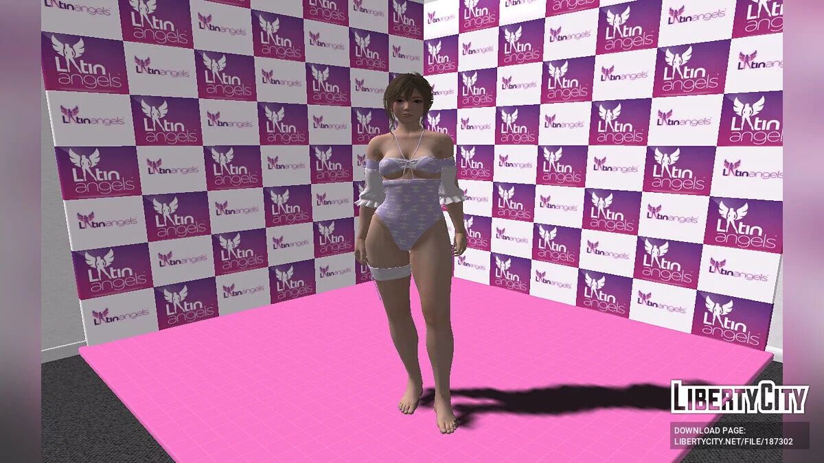 Мисаки из DOAXVV в купальнике Шанель / GTA San Andreas