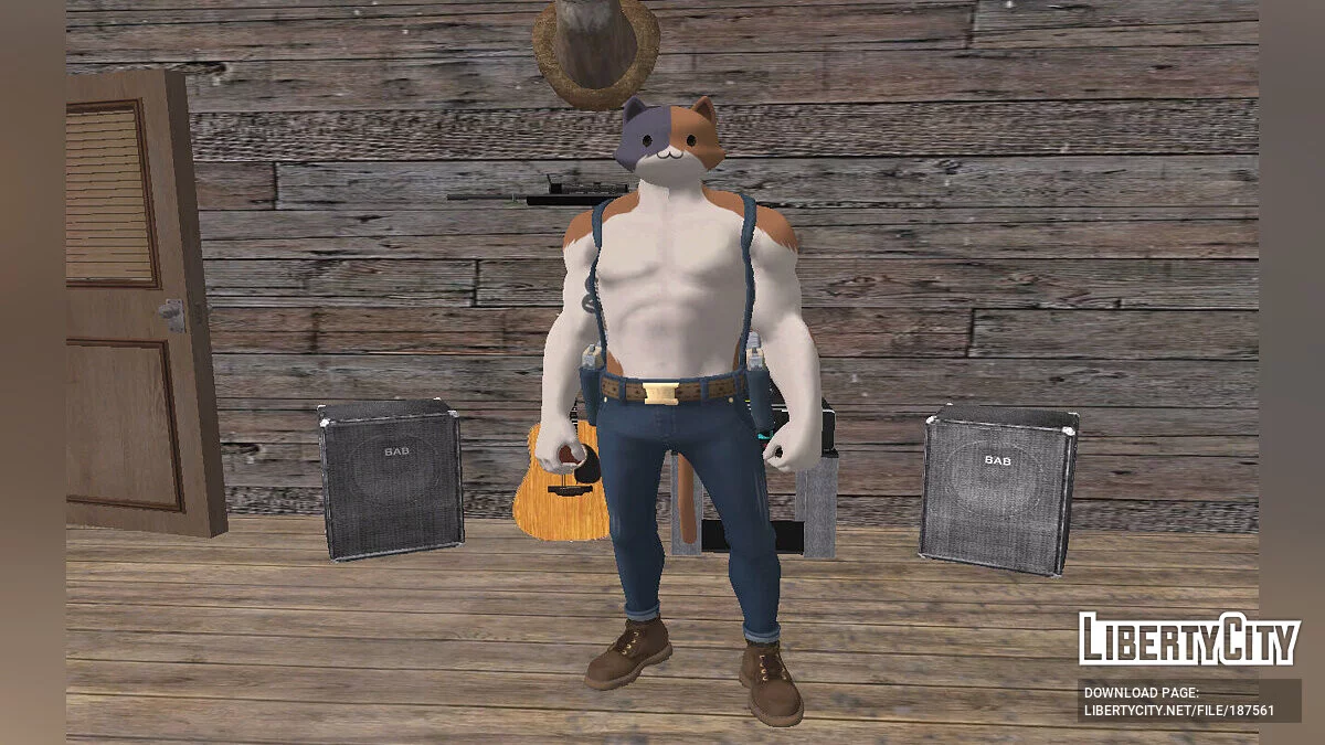 Мяускул из Fortnite / GTA San Andreas