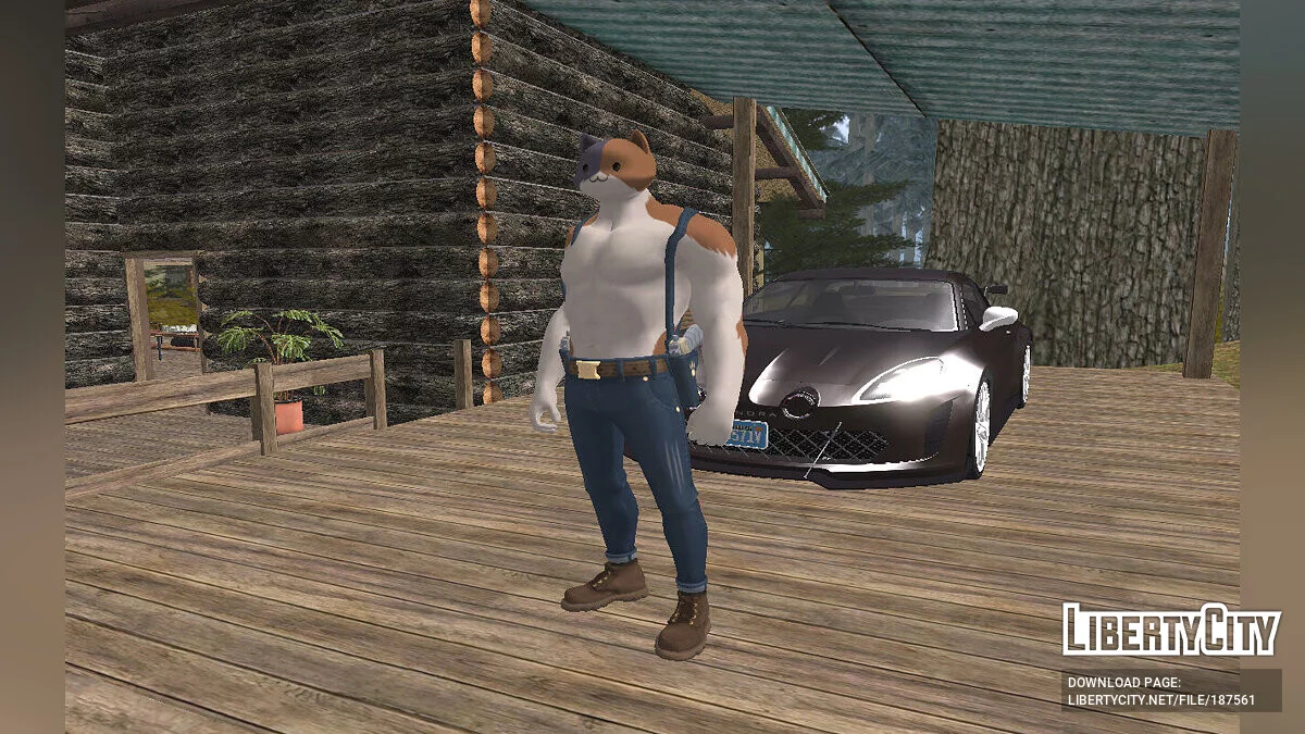 Мяускул из Fortnite / GTA San Andreas