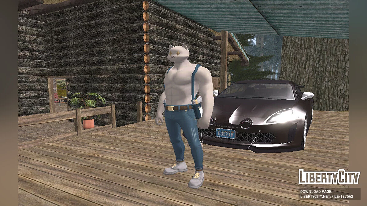Мяускул-призрак из Fortnite / GTA San Andreas