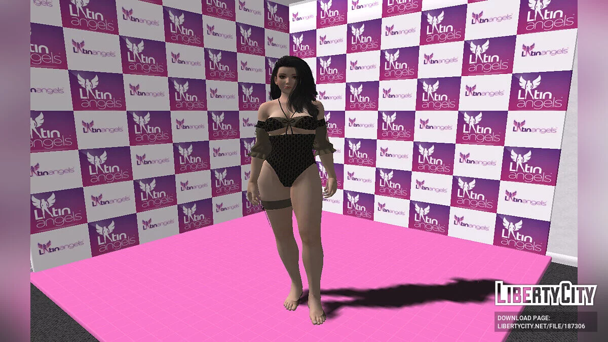 Момиджи из DOAXVV в купальнике Гуччи / GTA San Andreas