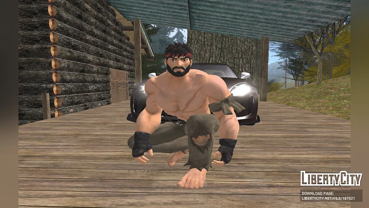 Рю Баттл из Fortnite / GTA San Andreas